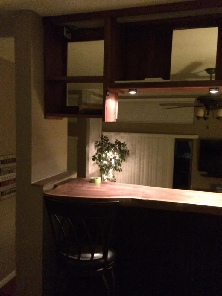 Modesto CA Black Walnut Slab Bar by Diamond K Woodworks LLC - Photo 5