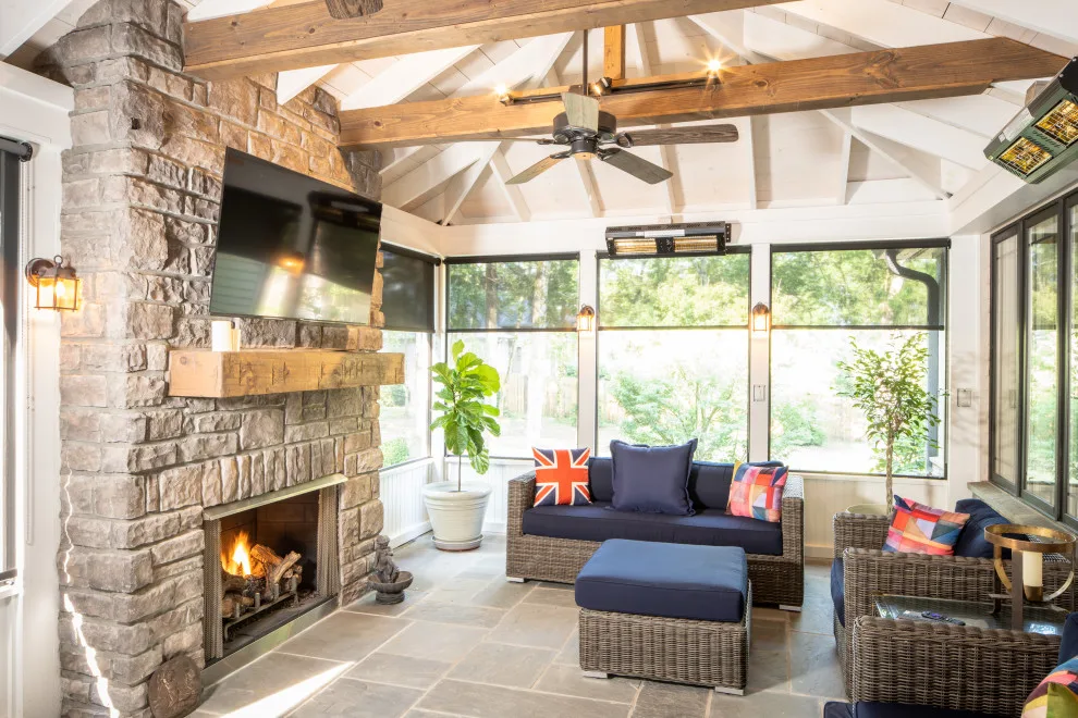 Bluestone Tiles and a Veranda by The Porch Company - Photo 12