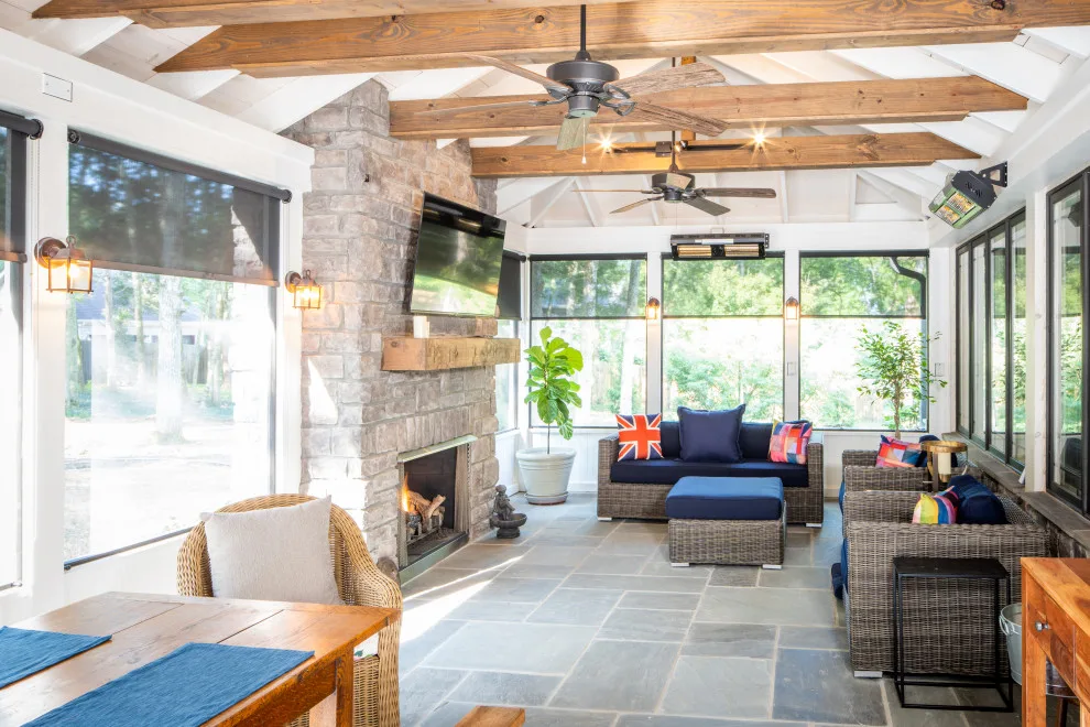 Bluestone Tiles and a Veranda by The Porch Company - Photo 6