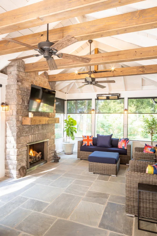 Bluestone Tiles and a Veranda by The Porch Company - Photo 10