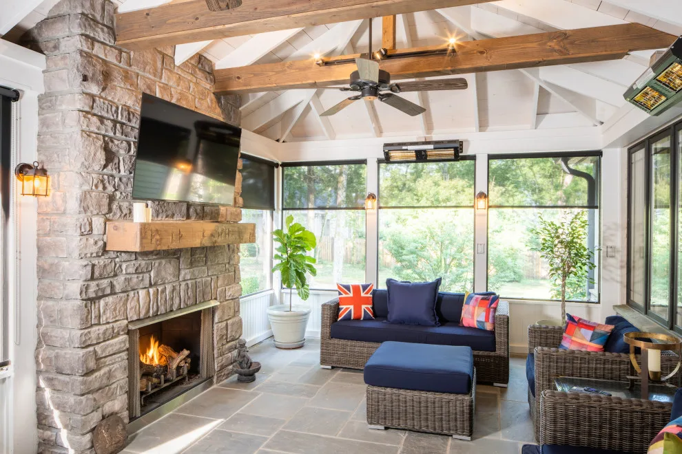 Bluestone Tiles and a Veranda by The Porch Company - Photo 9