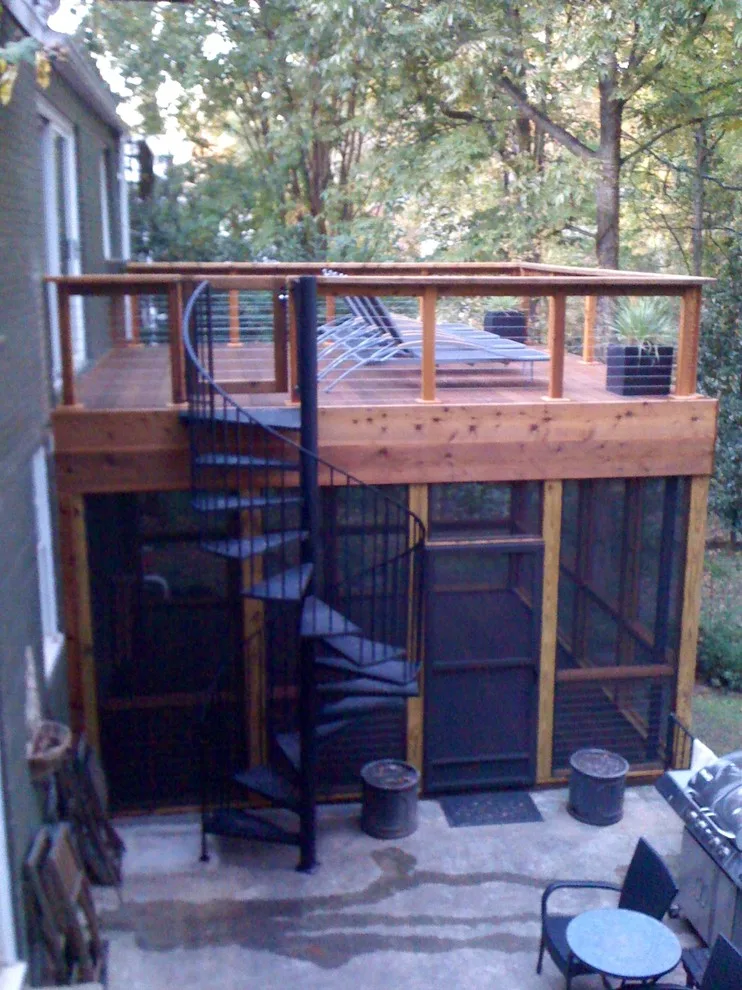 Epe decking featuring cable railing by DeckThisOut - Photo 2