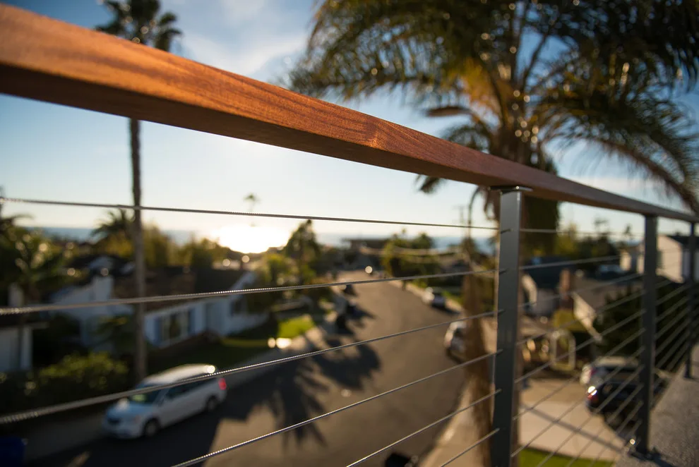 Rooftop Deck with Cable Railing by San Diego Cable Railings - Photo 9
