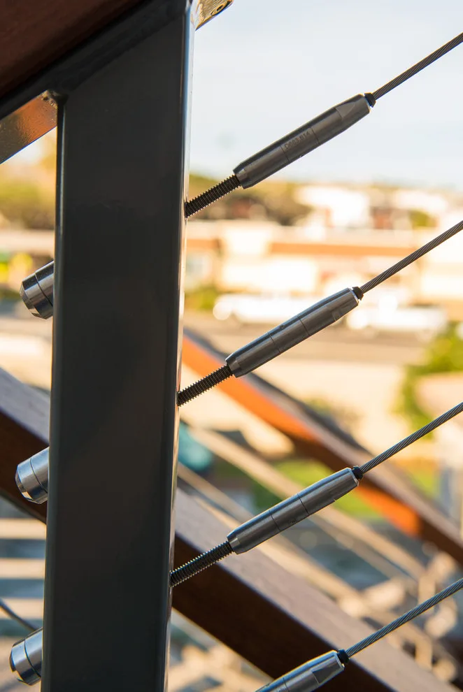 Rooftop Deck with Cable Railing by San Diego Cable Railings - Photo 5
