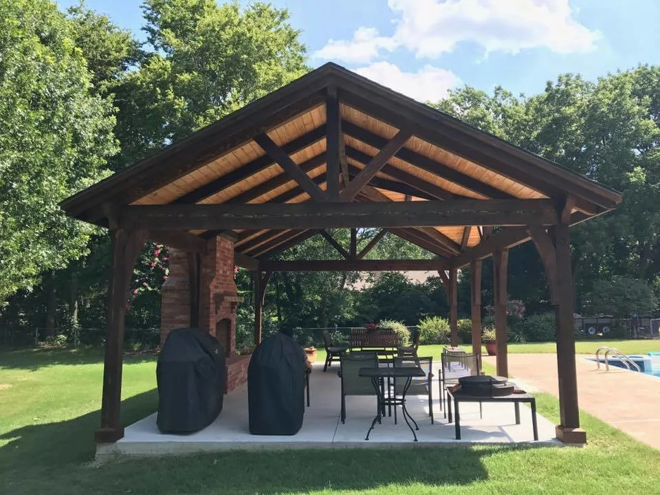 Catoosa Patio Cover for Poolside by Lazo Pro Patios & Decks - Photo 8