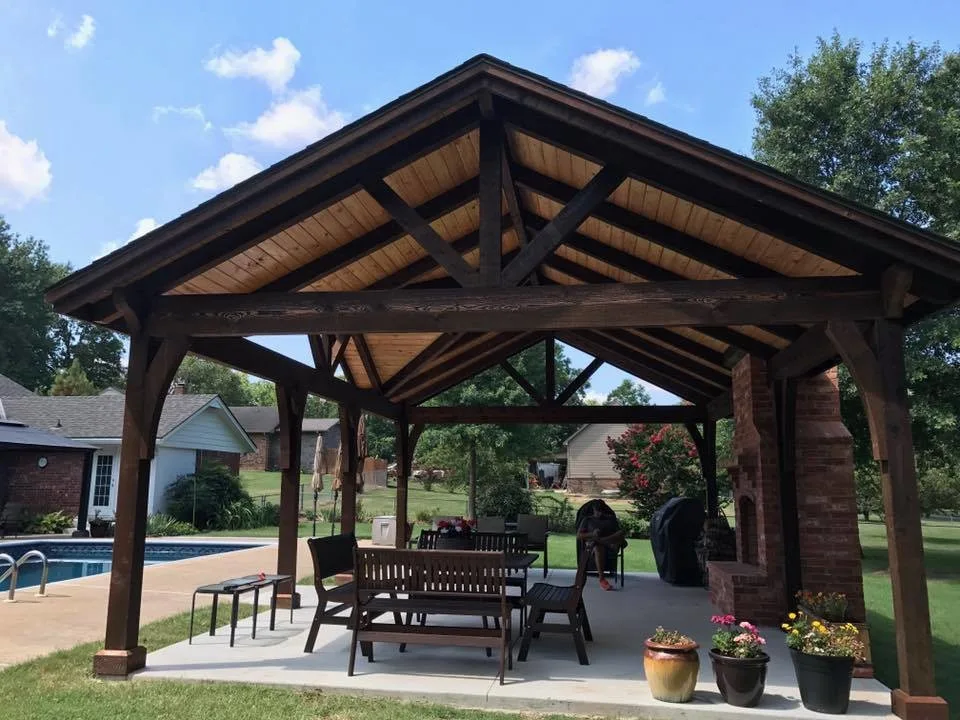 Catoosa Patio Cover for Poolside by Lazo Pro Patios & Decks - Photo 6