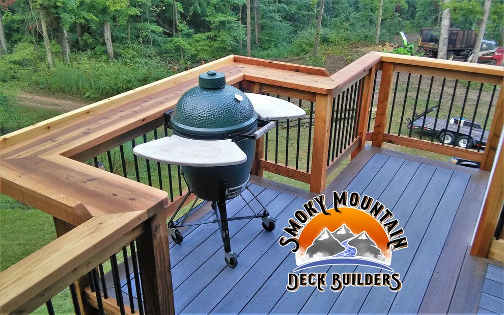 Inlaid fortress deck by Smoky Mountain Deck Builders - Photo 8