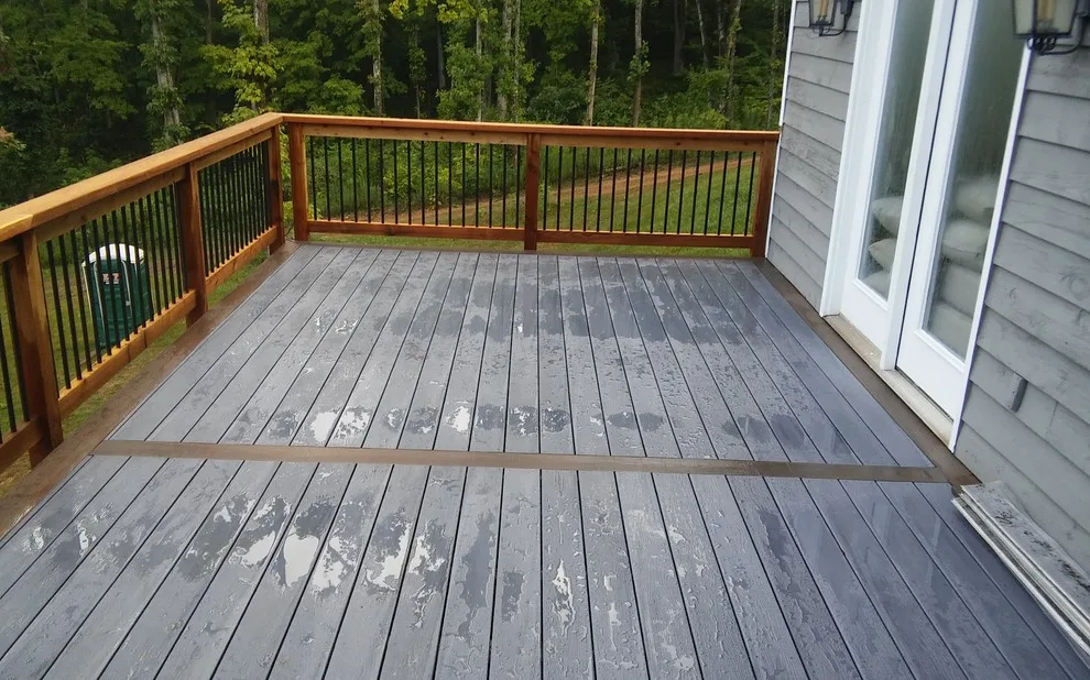 Inlaid fortress deck by Smoky Mountain Deck Builders - Photo 5
