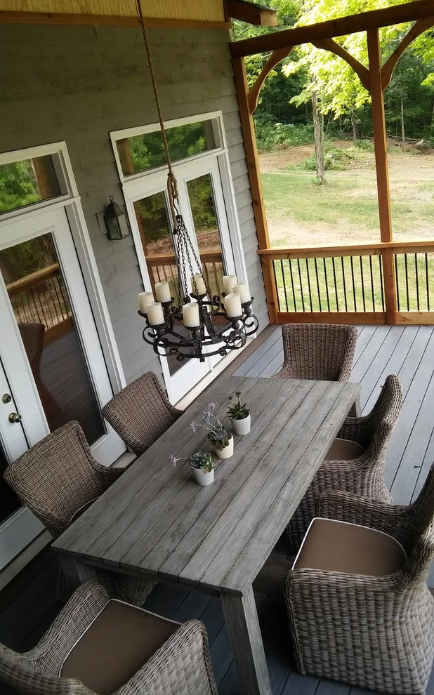 Inlaid fortress deck by Smoky Mountain Deck Builders - Photo 17
