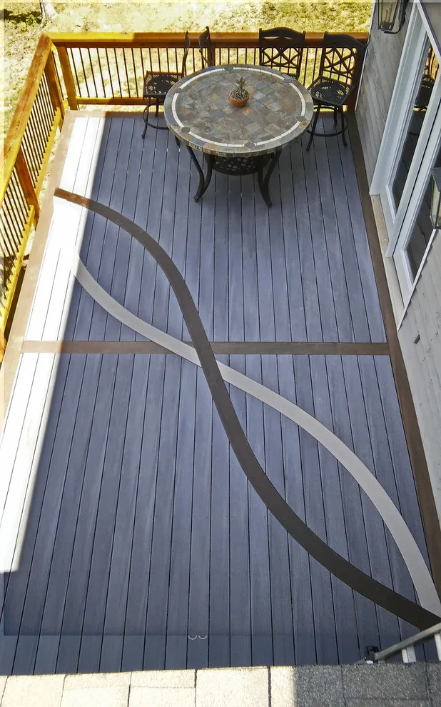 Inlaid fortress deck by Smoky Mountain Deck Builders - Photo 7