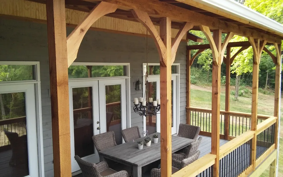 Inlaid fortress deck by Smoky Mountain Deck Builders - Photo 9