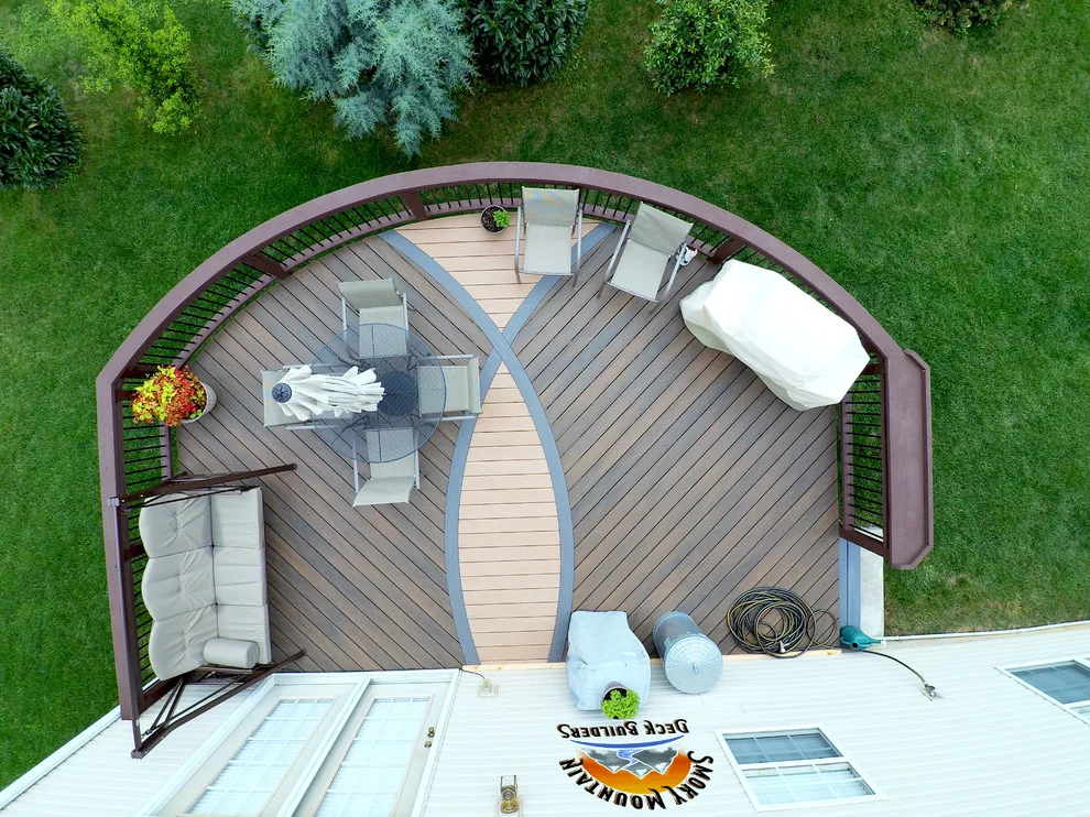 Inlaid fortress deck by Smoky Mountain Deck Builders - Photo 14