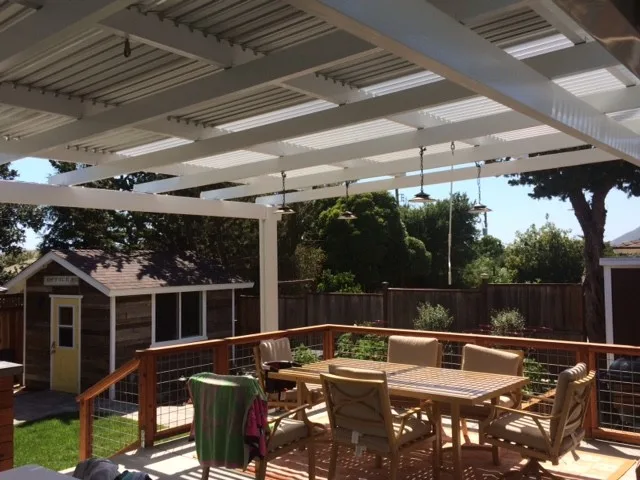 Chef Dave's Sunshade Patio Cover by The Patio Cover Deck And Fence Co. - Photo 5