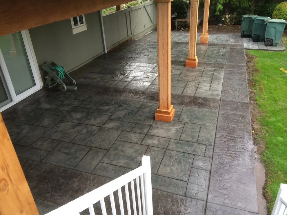 Clearview Decking, Composite Railing & Stamped Patio by PCF Construction Group - Photo 9