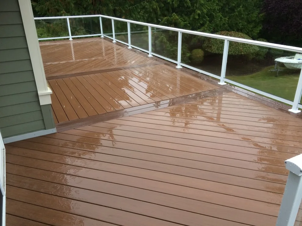 Clearview Decking, Composite Railing & Stamped Patio by PCF Construction Group - Photo 8