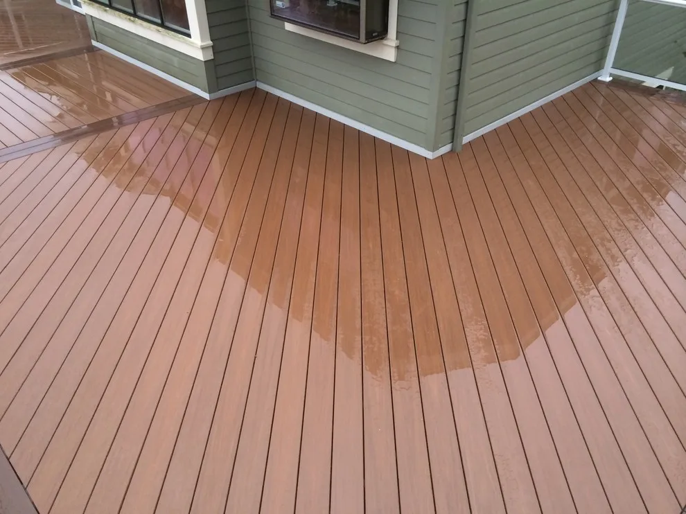 Clearview Decking, Composite Railing & Stamped Patio by PCF Construction Group - Photo 5