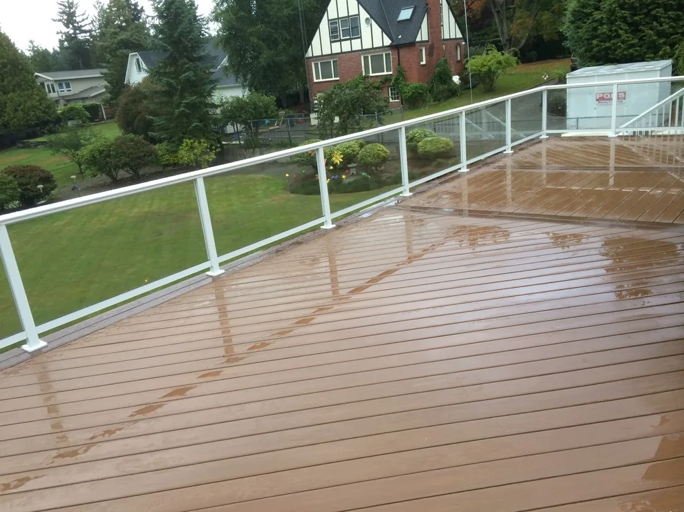 Clearview Decking, Composite Railing & Stamped Patio by PCF Construction Group - Photo 4