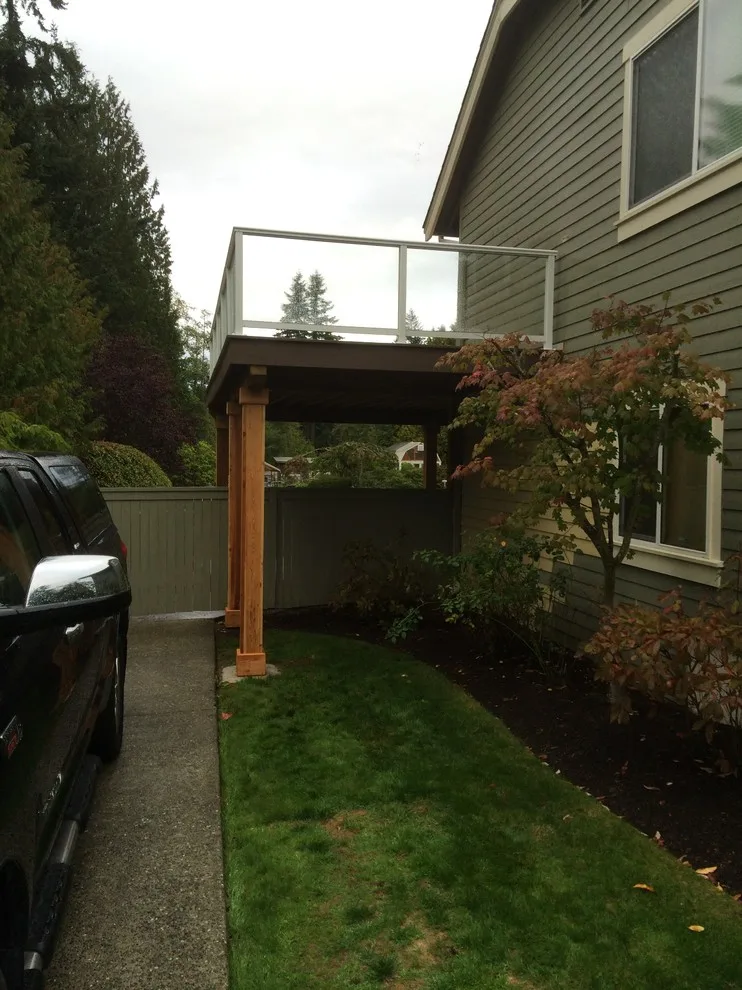 Clearview Decking, Composite Railing & Stamped Patio by PCF Construction Group - Photo 2