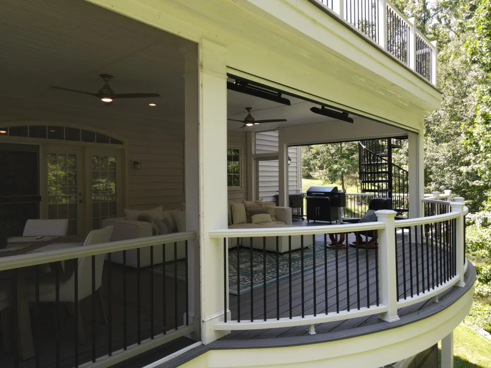 Deck and Patio Combination by Deckscapes Of VA, LLC - Photo 32