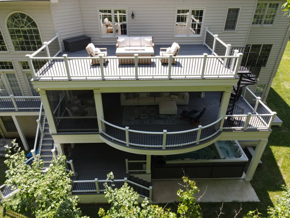 Deck and Patio Combination by Deckscapes Of VA, LLC - Photo 3