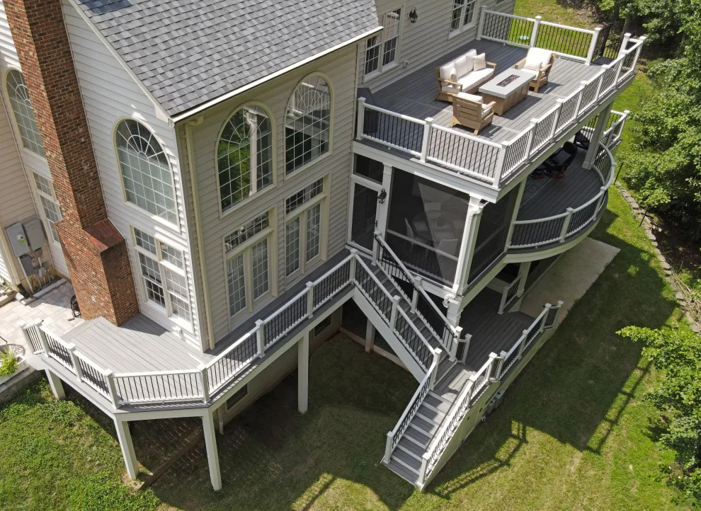 Deck and Patio Combination by Deckscapes Of VA, LLC - Photo 45