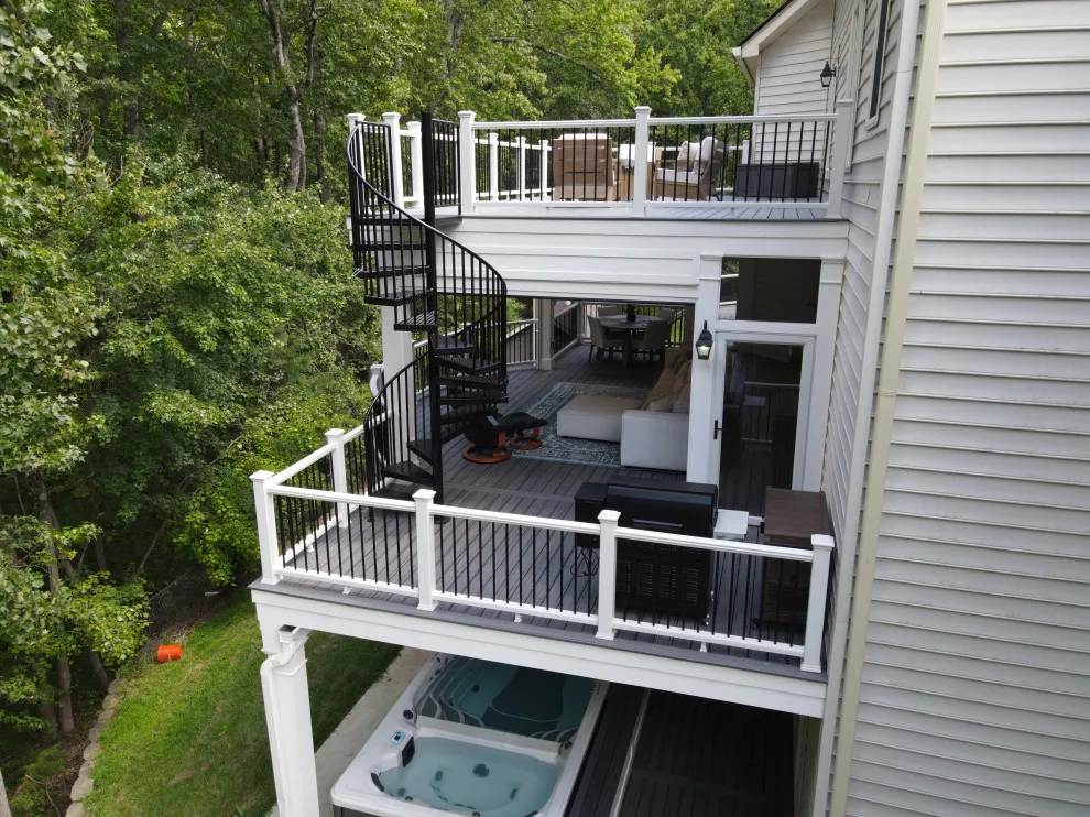 Deck and Patio Combination by Deckscapes Of VA, LLC - Photo 40