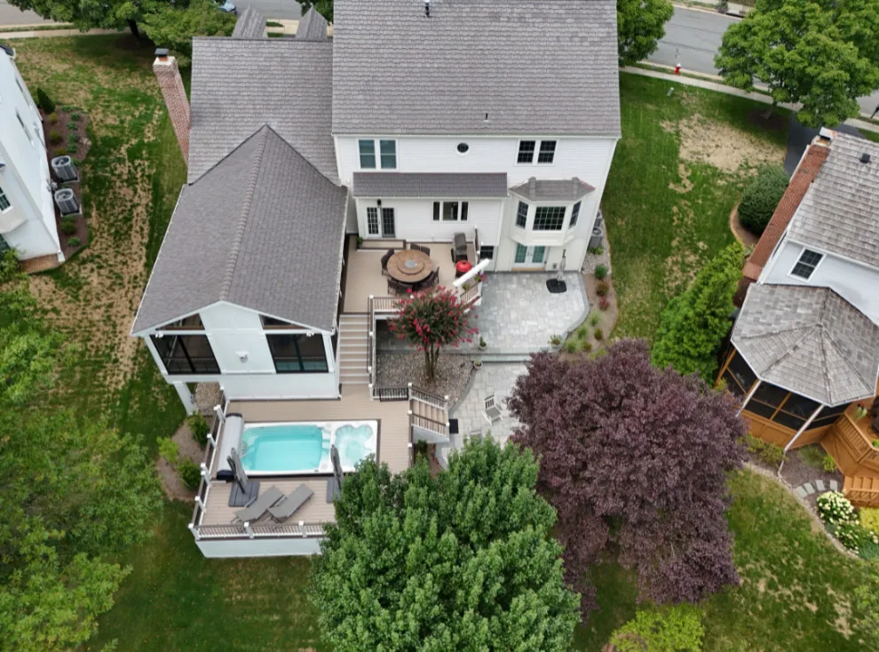 Deck and Patio Combination by Deckscapes Of VA, LLC - Photo 7
