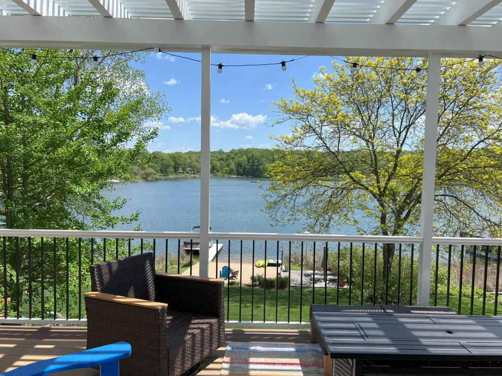 Composite Decking and Aluminum Pergola Initiative, Plainwell MI by Mulder Construction Group - Photo 2