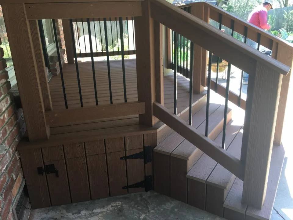 Composite Patio by Lazo Pro Patios & Decks - Photo 8