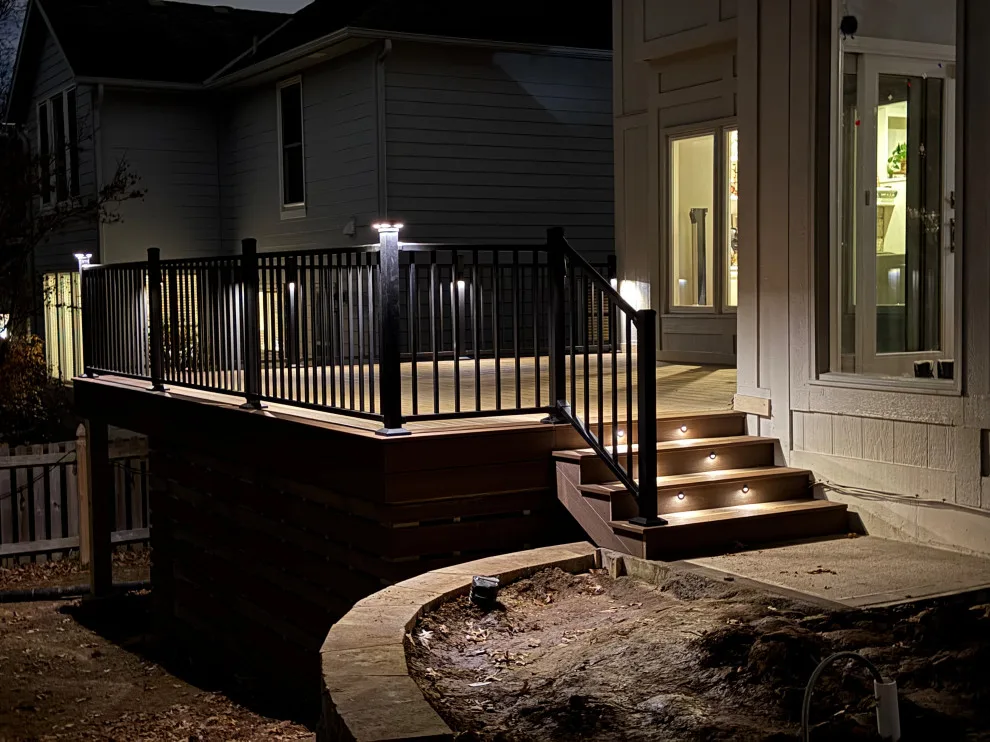 Overland Park Kansas Composite Deck with Low-Voltage Lighting by DW Elite Decks - Photo 2