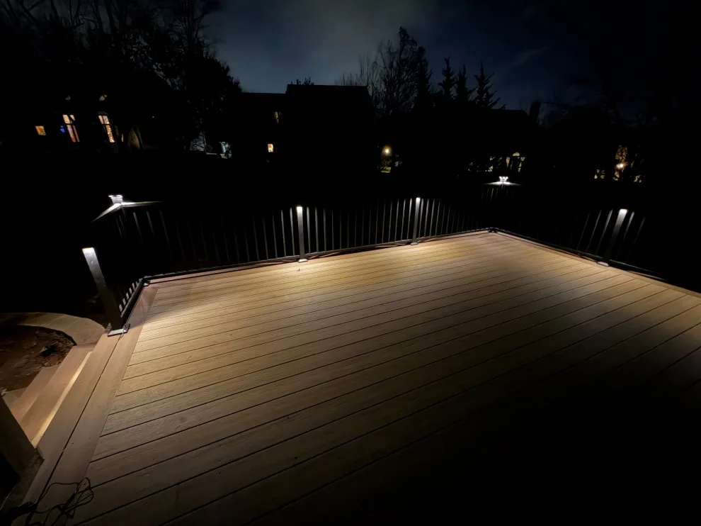 Overland Park Kansas Composite Deck with Low-Voltage Lighting by DW Elite Decks - Photo 3