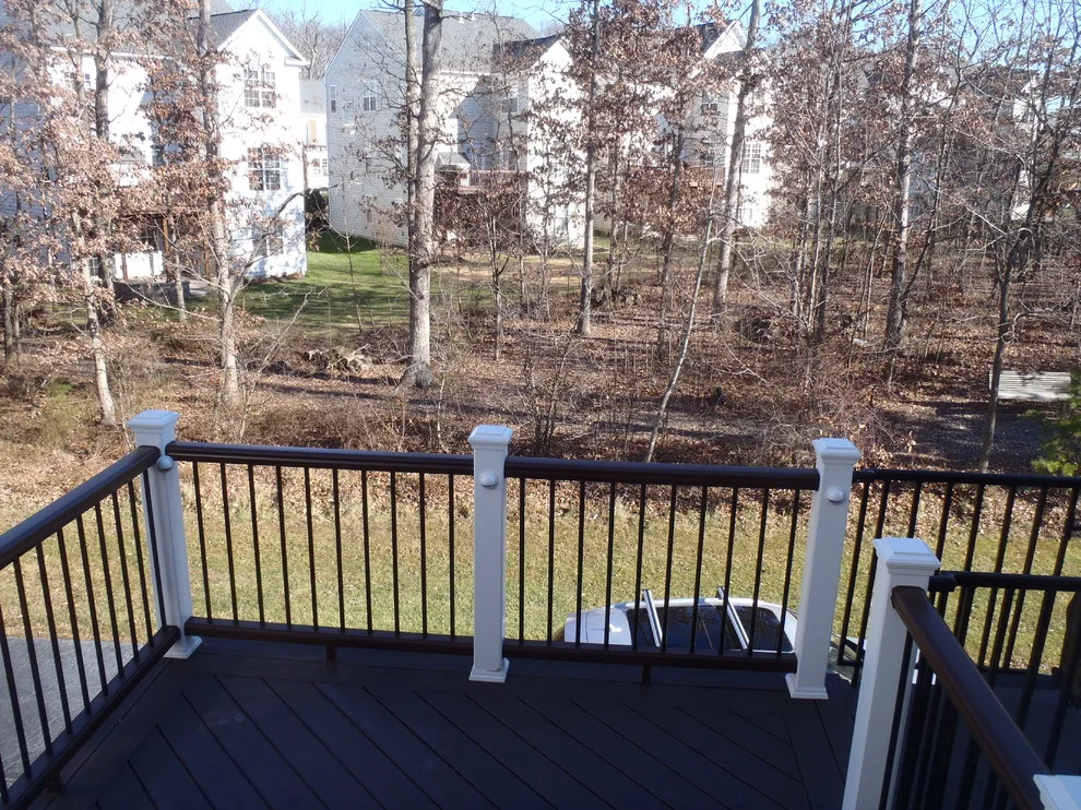 TREX Spiral Staircase Composite Deck by Deckscapes Of VA, LLC - Photo 9