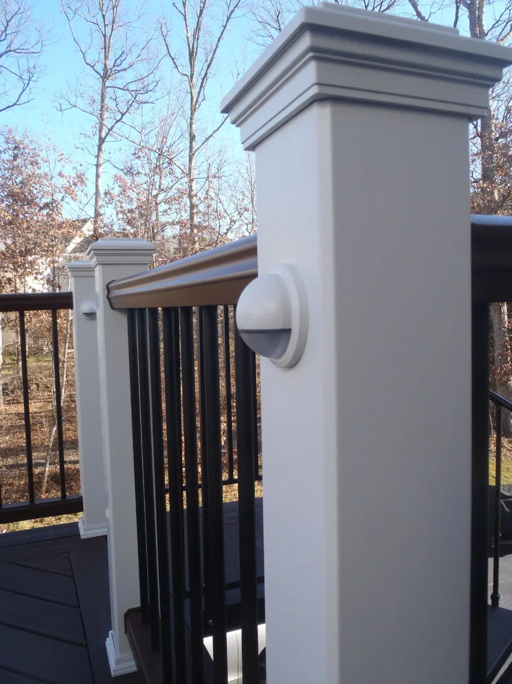 TREX Spiral Staircase Composite Deck by Deckscapes Of VA, LLC - Photo 3