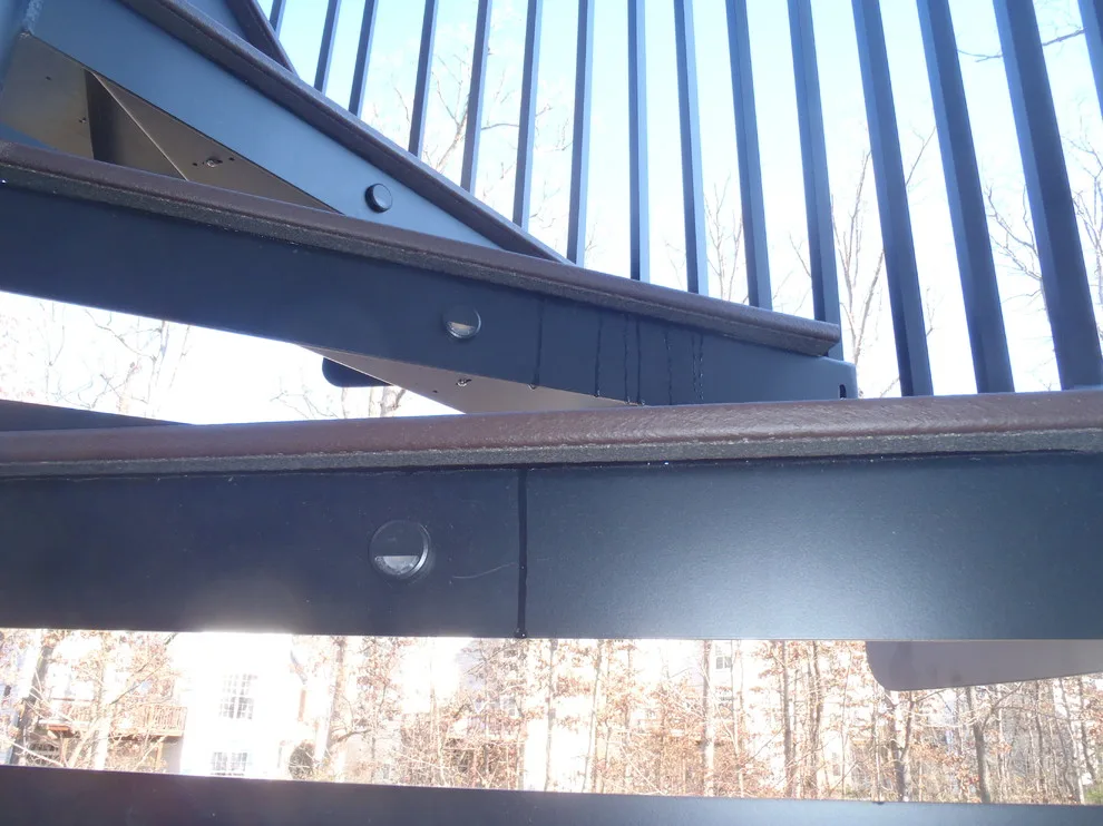 TREX Spiral Staircase Composite Deck by Deckscapes Of VA, LLC - Photo 4