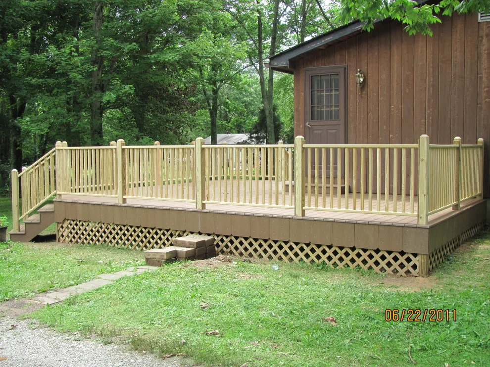 Wood-railed composite deck by Sweetwater Woodcraft - Photo 6
