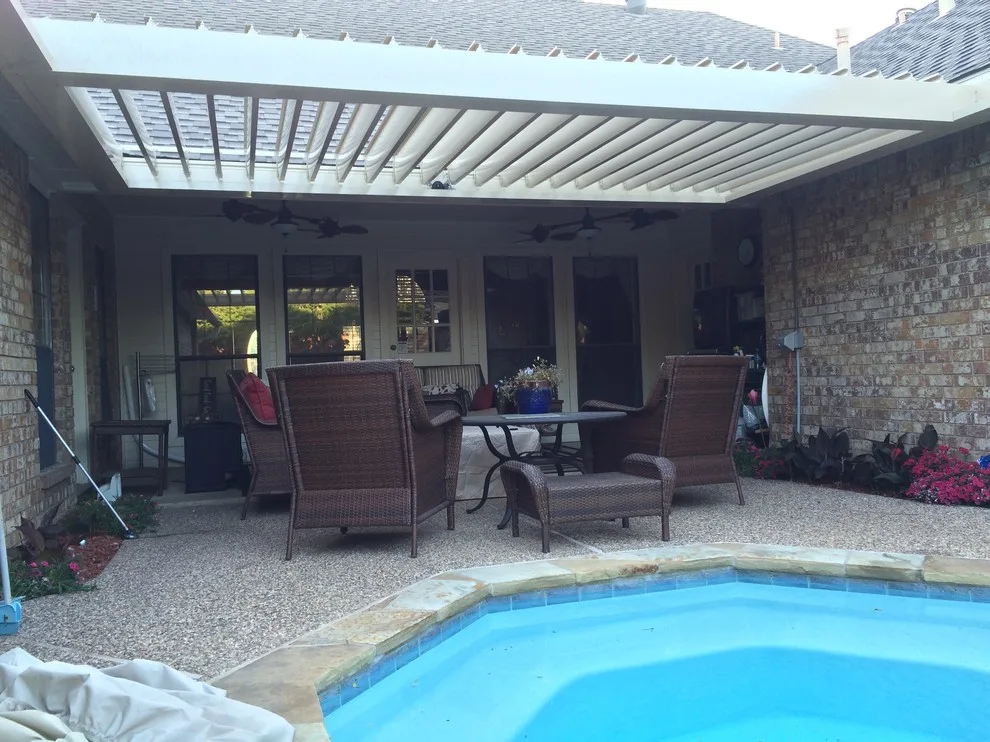 Postless Courtyards by Equinox Louvered Roof - Photo 7
