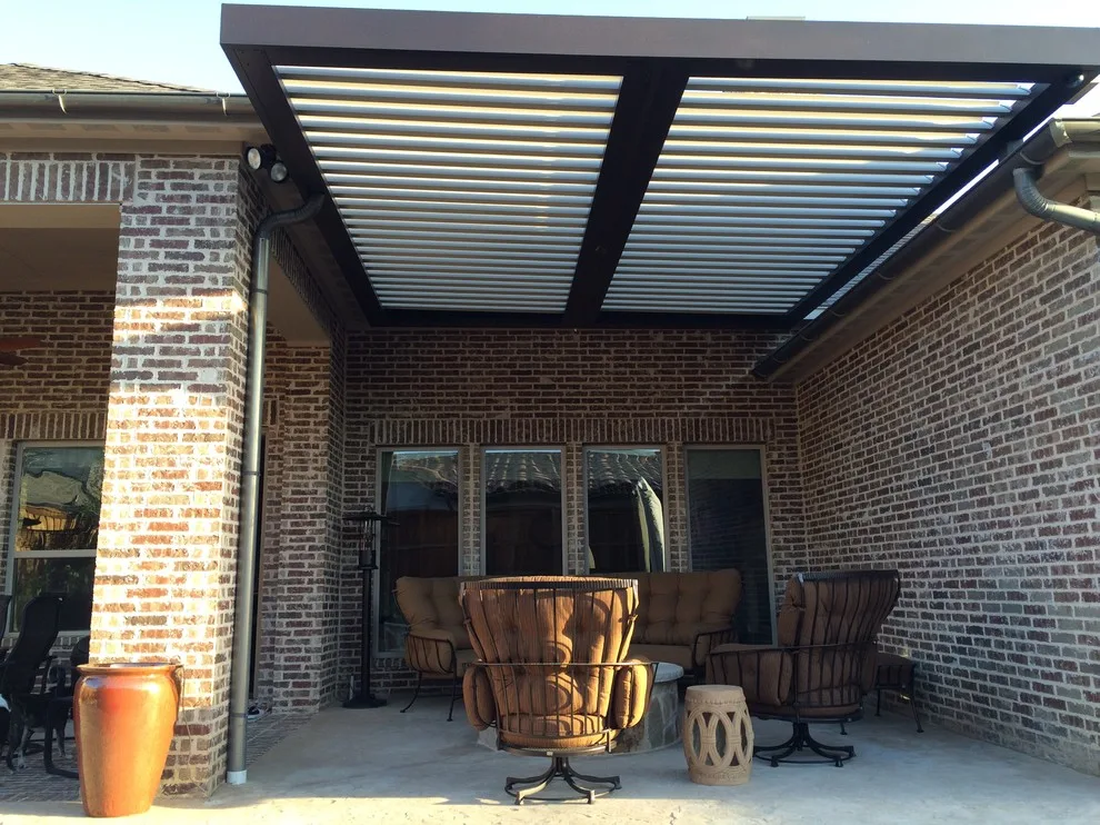 Postless Courtyards by Equinox Louvered Roof - Photo 8