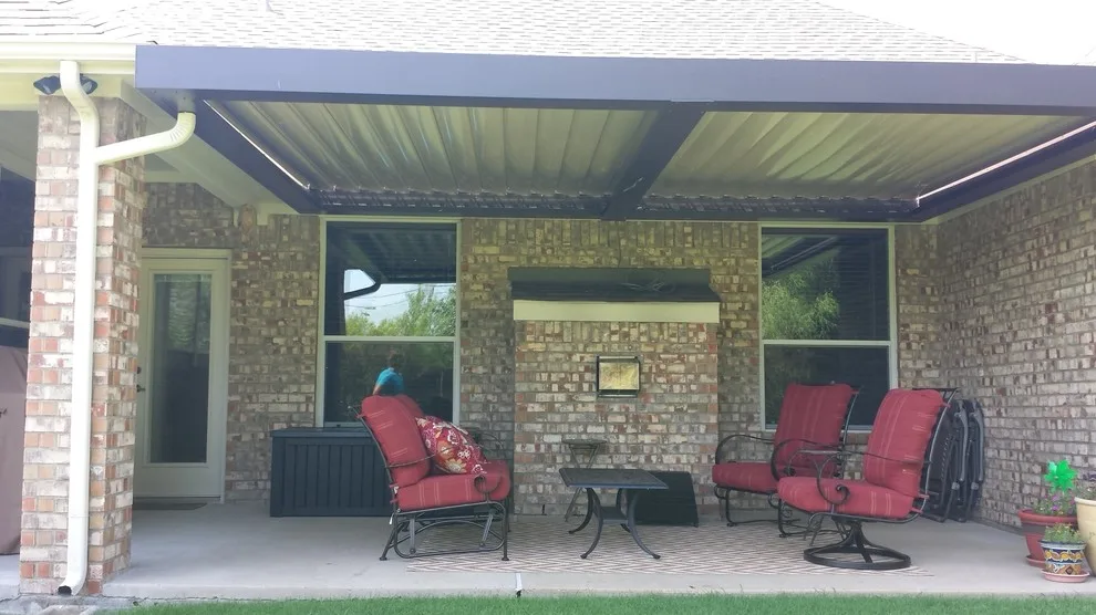 Postless Courtyards by Equinox Louvered Roof - Photo 10