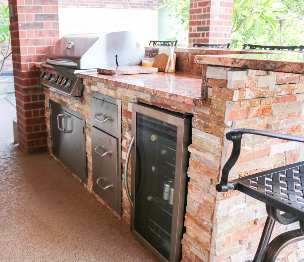 Cypress, TX Outdoor Kitchen with Covered Patio by Tradition Outdoor Living - Photo 16