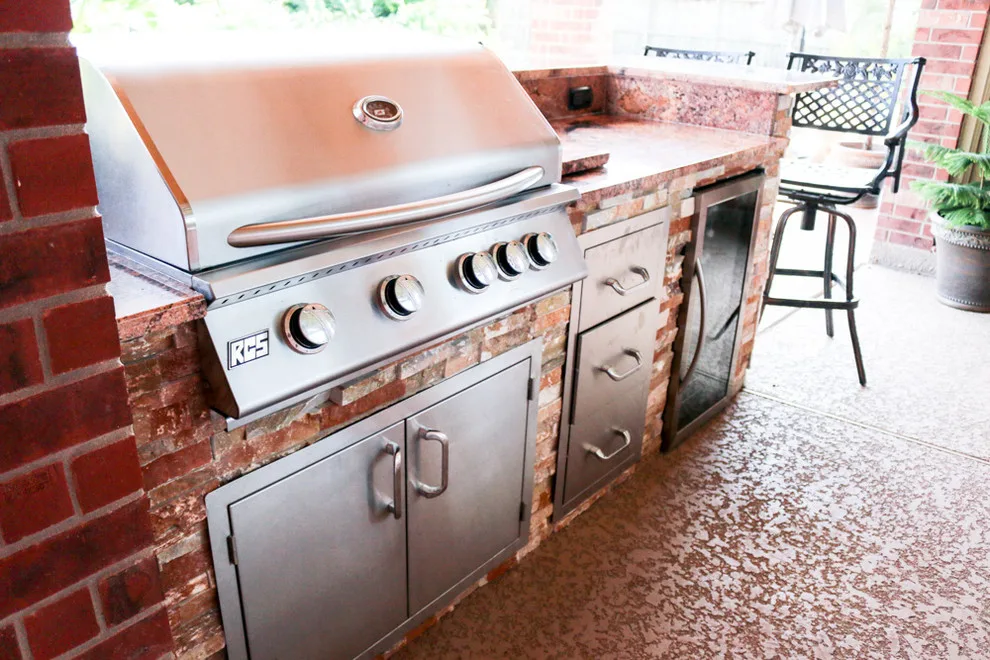 Cypress, TX Outdoor Kitchen with Covered Patio by Tradition Outdoor Living - Photo 15