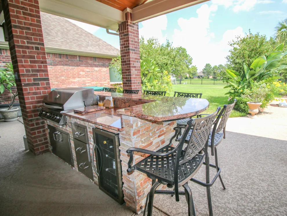 Cypress, TX Outdoor Kitchen with Covered Patio by Tradition Outdoor Living - Photo 14