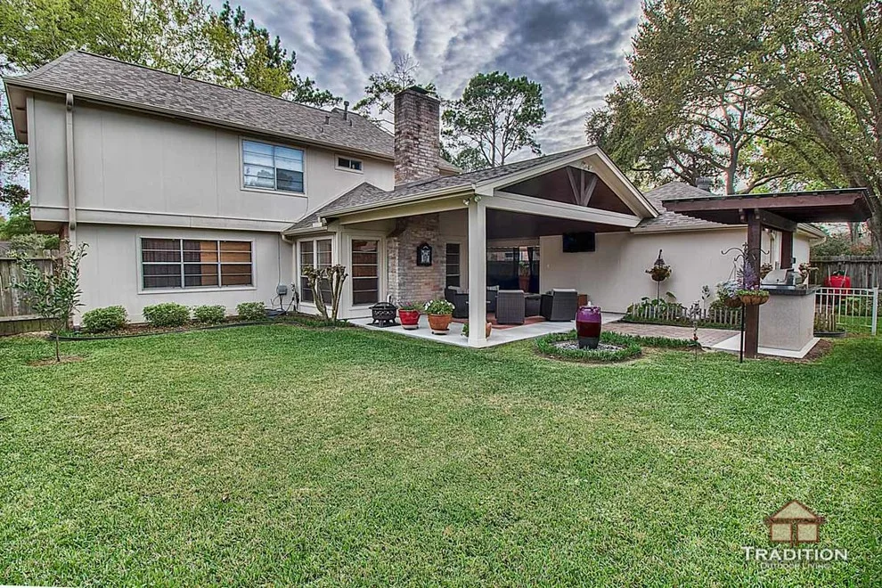Porte-Cochere Covered Patio in Katy, TX by Tradition Outdoor Living - Photo 3