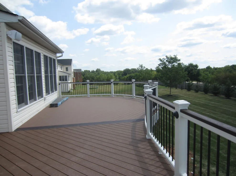 Arched Deck, Bespoke Pergola and Outdoor Space by Deckscapes Of VA, LLC - Photo 10