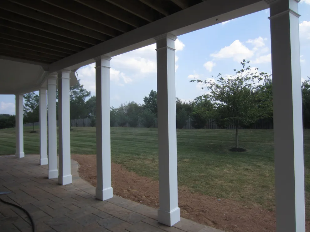 Arched Deck, Bespoke Pergola and Outdoor Space by Deckscapes Of VA, LLC - Photo 2