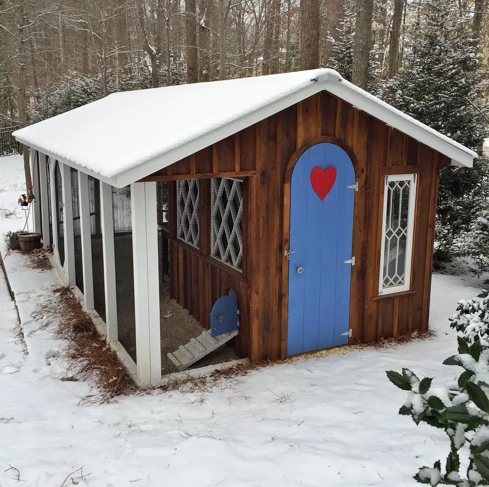 Reclaimed Wood Chicken Coop Design by Carolina Coops - Photo 19