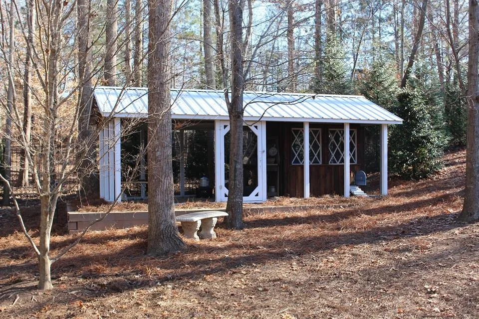 Reclaimed Wood Chicken Coop Design by Carolina Coops - Photo 14
