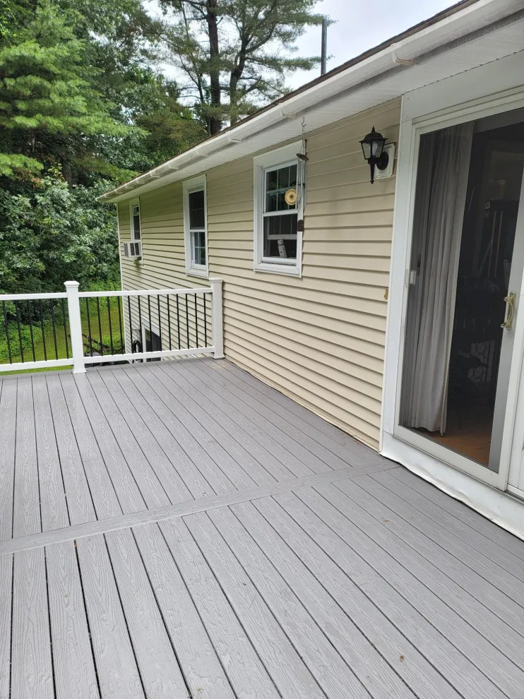 tailored composite deck with updated steps by Dynamic Deck Solutions - Photo 3