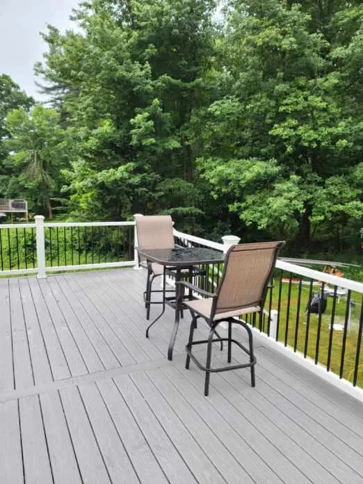tailored composite deck with updated steps by Dynamic Deck Solutions - Photo 2