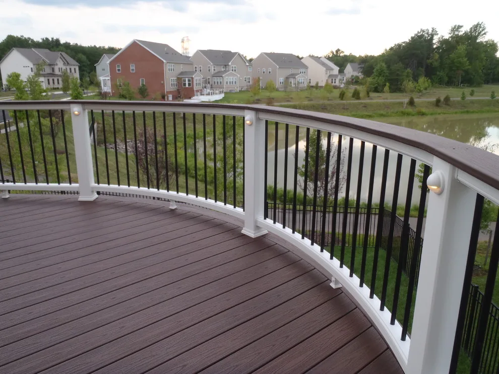 Tailored Curved Deck and Patio by Deckscapes Of VA, LLC - Photo 10