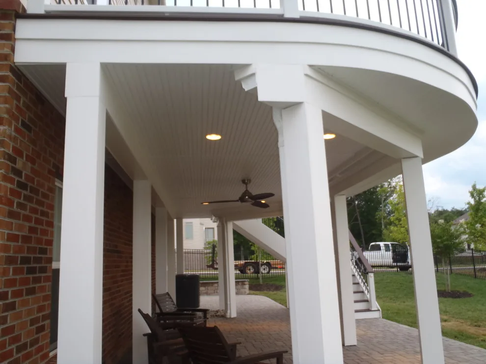 Tailored Curved Deck and Patio by Deckscapes Of VA, LLC - Photo 7